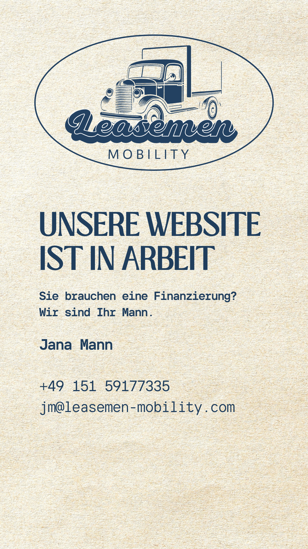 Leasemen Mobility Vorschauseite Mobil